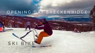 OPENING DAY & SKI BIKING! Beginning at Breckenridge Ski Resort | PEAK 8 | Colorado | Epic Pass