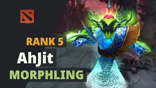 AhJit (Rank 5) plays Morphling Dota 2 Full Game