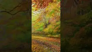 #shopts Presentation Autumn landscape in oil