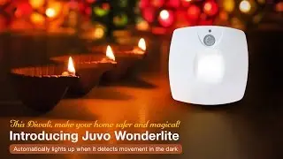 Make your home safer & friendlier with Juvo-Wonderlite. Motion sensor, battery operated LED Light