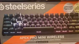 Unboxing Gaming Keyboard Apex Pro Mini Wireless🎁🥇 