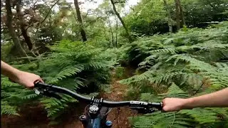 Mountain Biking Down Overgrown Hills In Sevenoaks
