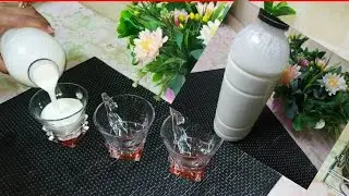 اللبن الرايب فى الزجاجه هتعمليه فى البيت  والنتيجه روعه من اول تجربه رايب هيبهرك |رايب القرعه