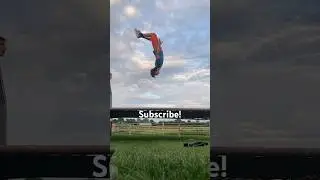 Backflip layout! #viral #shorts #jump #parkour #vertical #backflip #flip #layout #tricking