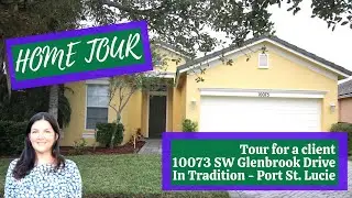 HOUSE FOR SALE IN PORT SAINT LUCIE, FLORIDA - $215,000 IN TRADITION - HERITAGE OAKS - SO CUTE