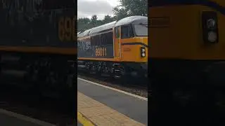 Class 69 and twin class 20s on rail tour metheringham station