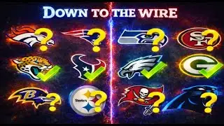 The NFL PLAYOFF PICTURE Comes Down to THIS