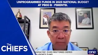 Pimentel discusses programmed, unprogrammed funds in budget