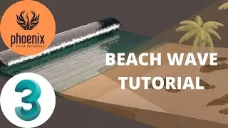 Beach Wave Tutorial using only Plain Force in Phoenix FD for 3ds Max