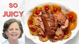 Brown Sugar Pineapple Glazed Spiral Ham - How to Cook a Ham in the Crock Pot or slow cooker