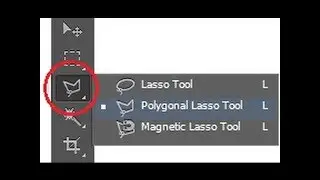 How to work lasso tool in photoshop