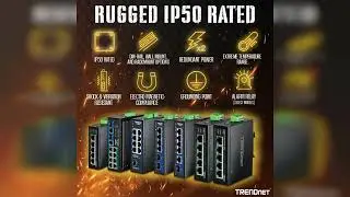 Review: TRENDnet 7-Port Industrial Gigabit PoE+ DIN-Rail Switch, TI-PG62, 120W PoE Power Budge...