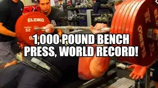World's First 1,000 Pound Bench Press, Gene Rychlak
