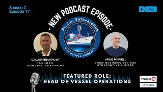 Ep 17: StratumFive | Head of Vessel Operations role with Mike Powell, Chief Business Officer