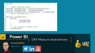 Power BI DAX Measure Dependencies in 1 click