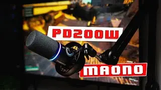 MAONO PD200W Hybrid (USB/XLR/2.4 ГГц). Беспроводной микрофон за 8.5к с AI-шумодавом