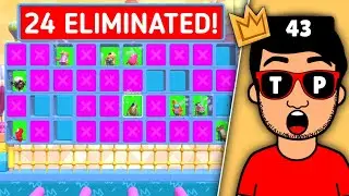 24 Players Eliminated In Round 1. Road To 100 Crowns In Fall Guys | TUFMAN PLAYZ