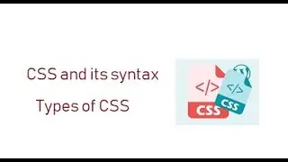 Introduction to CSS and Types of CSS | FYBSCIT web programming