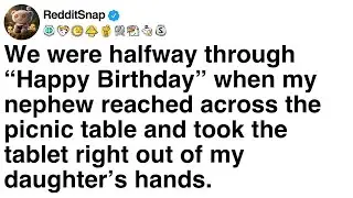 We were halfway through &ldquo;Happy Birthday&rdquo; when my nephew reached across the picnic table and took...