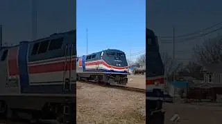 W shot of amtrak 160 in Selma