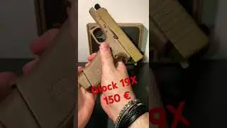 Was kostet Airsoft ? Teil 1 - Pistolen gasbetrieben #airsoft #gbb #pistole #shorts #hobby #norealgun