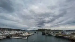 The Wind Storm of April 2017 in Friday Harbor - All Day Time-lapse