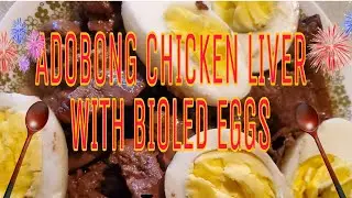 I will try to cook chicken liver adobe with boiled eggs my own version|Pinay life in canada 🇨🇦