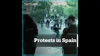Protesters in Spain call for the government to resign