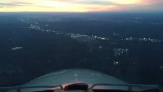 Cessna 310 Flight from Jacksonville, FL  28J to Birmingham, AL KBHM 2017