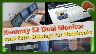 Review: Kwumsy S2 Dual Monitor - Tragbares Zweifachdisplay für Notebooks