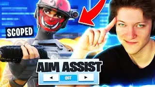We Played Fortnite WITHOUT AIM ASSIST... (ft. Scoped)