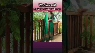 woolen suit banarsi taip me #new design woolen suit #garam suit | woolen suit with pant#vairal shots