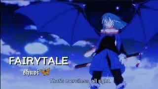 Rimuru x Fairytale || Alexander Rybak || Edit #lyrics #song #music #fairytales #anime #rimuru #love 