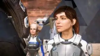 Mass Effect: Andromeda Part 10 Military Outpost (PC Let's Play Commentary)
