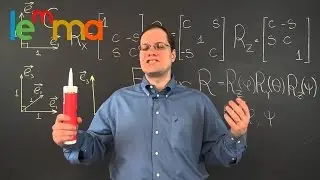 Linear Algebra 21h: The Matrix that Represents an Arbitrary Rotation in 3D