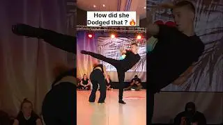 How did she Dodge that ? 😅🔥 Insta: @leolorenzooo #dance #wcs #westcoastswingdance #westcoastswing