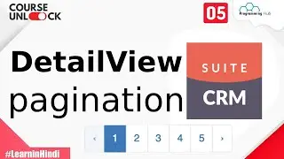 Suitecrm Pagination in detailview Show/Hide Hinde/Urdu