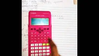 How to calculate a reference angle on a casio calculator #trigonometry #maths #mathematics #rap