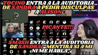 SMASH Y TOCINO ENTRAN A LA AUDITORIA DE SANDRA, SMASH: 