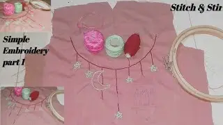 Simple Embroidery by Stitch & Stir