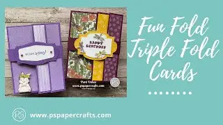 How To Make A Fun Fold Triple Fold Card