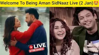 [2 JAN] Shehnaaz Gill Gippy Grewal SAAHAAN WARGIYE Song OUT NOW 😍 Being Aman SidNaaz Fans Live❤️