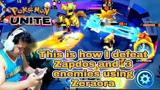 Zeraora The Best Speedster in Pokemon Unite | How to Used Zeraora