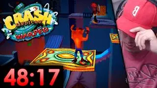TDYU se DEPRIME y ARRUINA su SPEEDRUN R&Eacute;CORD de CRASH 3 (Juego y Consola Original)