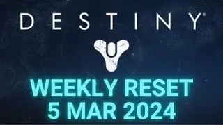 Destiny 1 - Weekly Reset - Vendor and Faction Inventory, Weapons and Loot - 5 Mar 2024, 3/5/2024