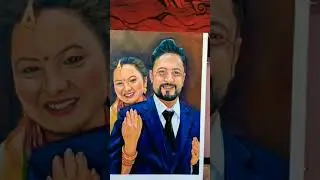 new couple art!! #portrait #painting #art #artist #drawing #potrait #book #wedding #history #sketch