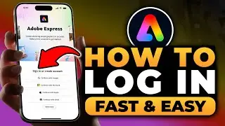 How To Login in Adobe Express (FAST & EASY) | 100% WORKS | NO Yapping! | Adobe Express Login