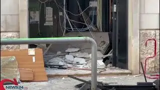 BITONTO | Assalto con l'esplosivo a bancomat a Bitonto, ladri in fuga col bottino