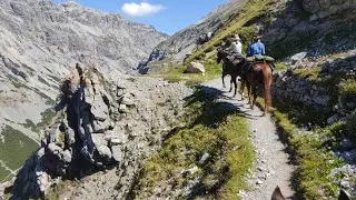Passo Forcola - Sentiero per Pedenolo - Valtellina trekking a cavallo