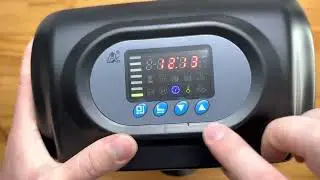 How to program Runxin F75A1 backwash valve